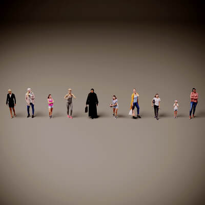 Models of People X 10 15