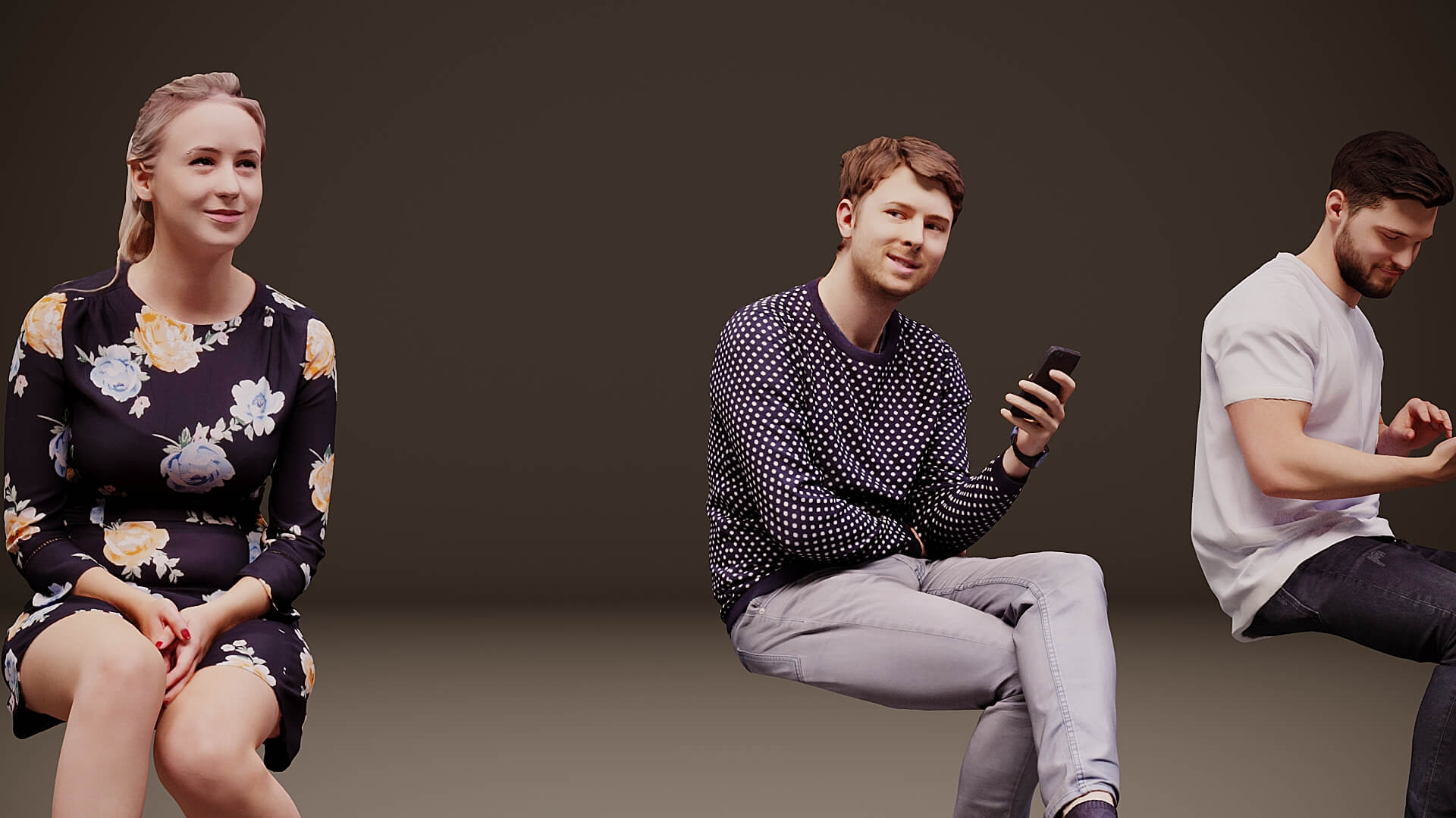 Models of People x 10 30 3D Model