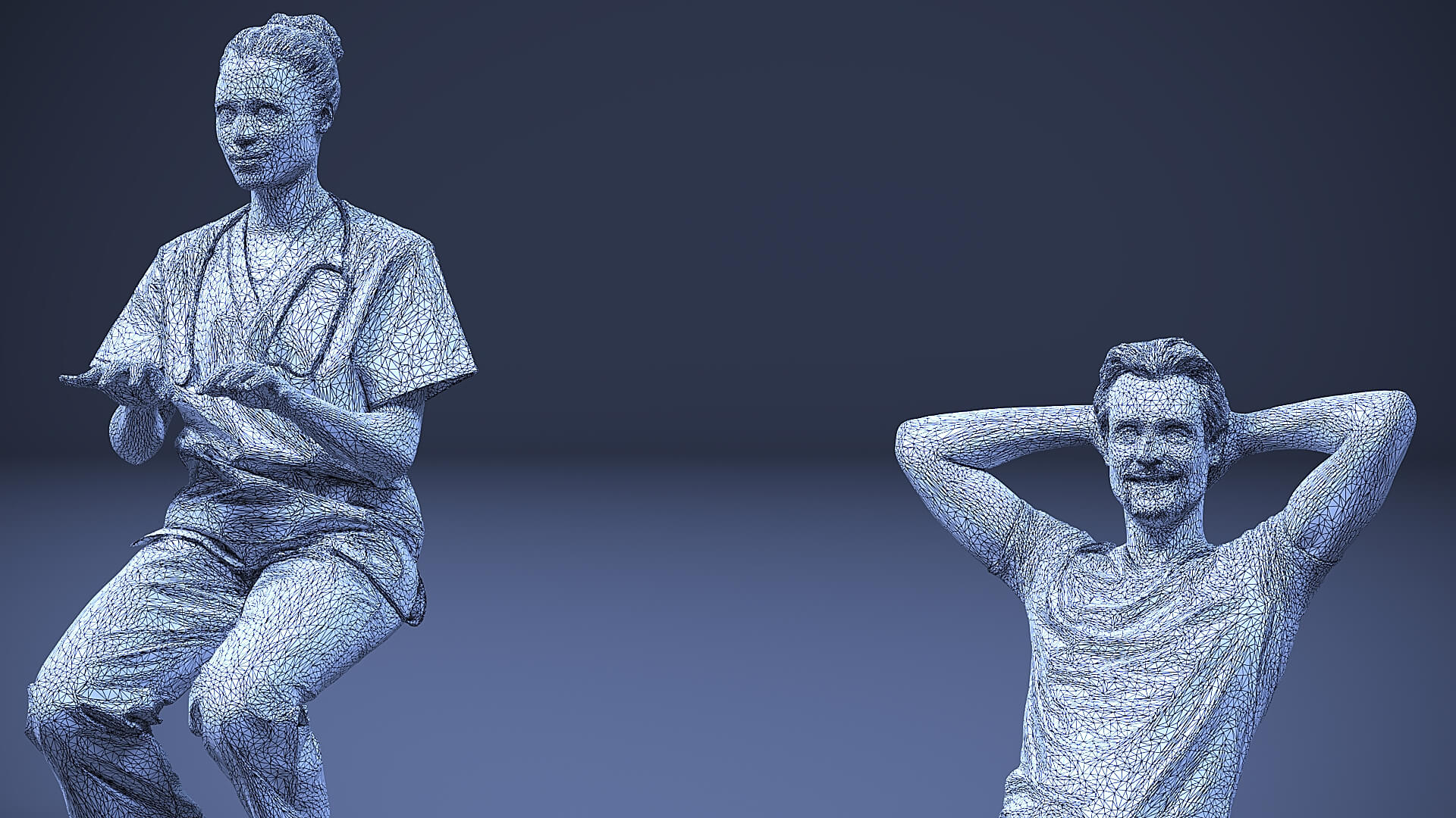 Models of People x 10 30 3D Model