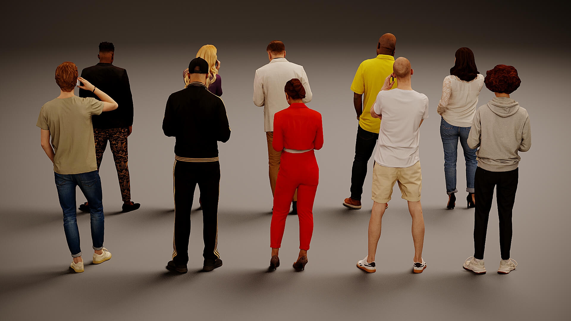 Models of People x 10 31 3D Model