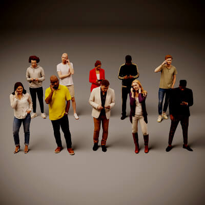 Models of People x 10 31