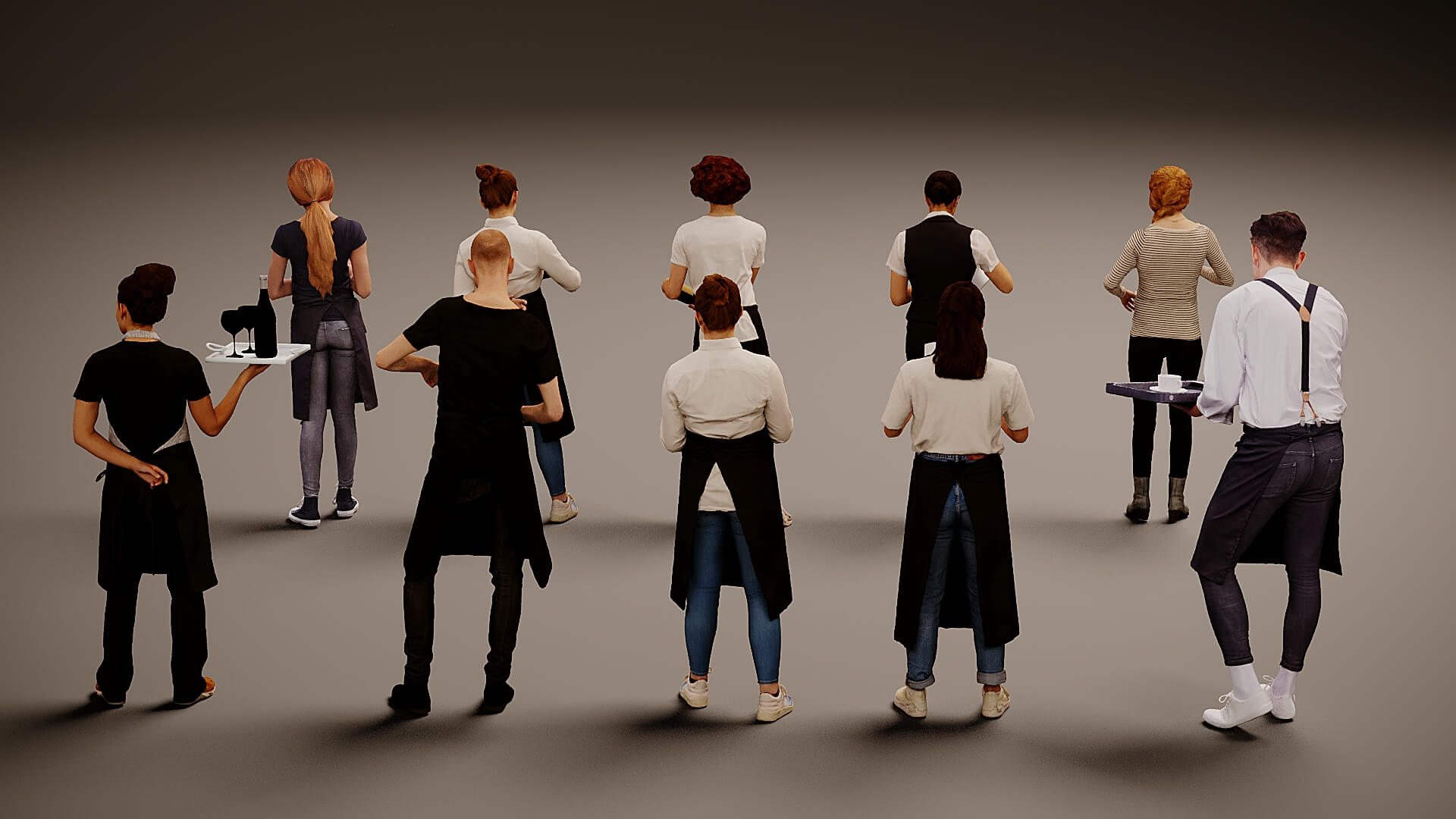 Models of People x 10 33 3D Model