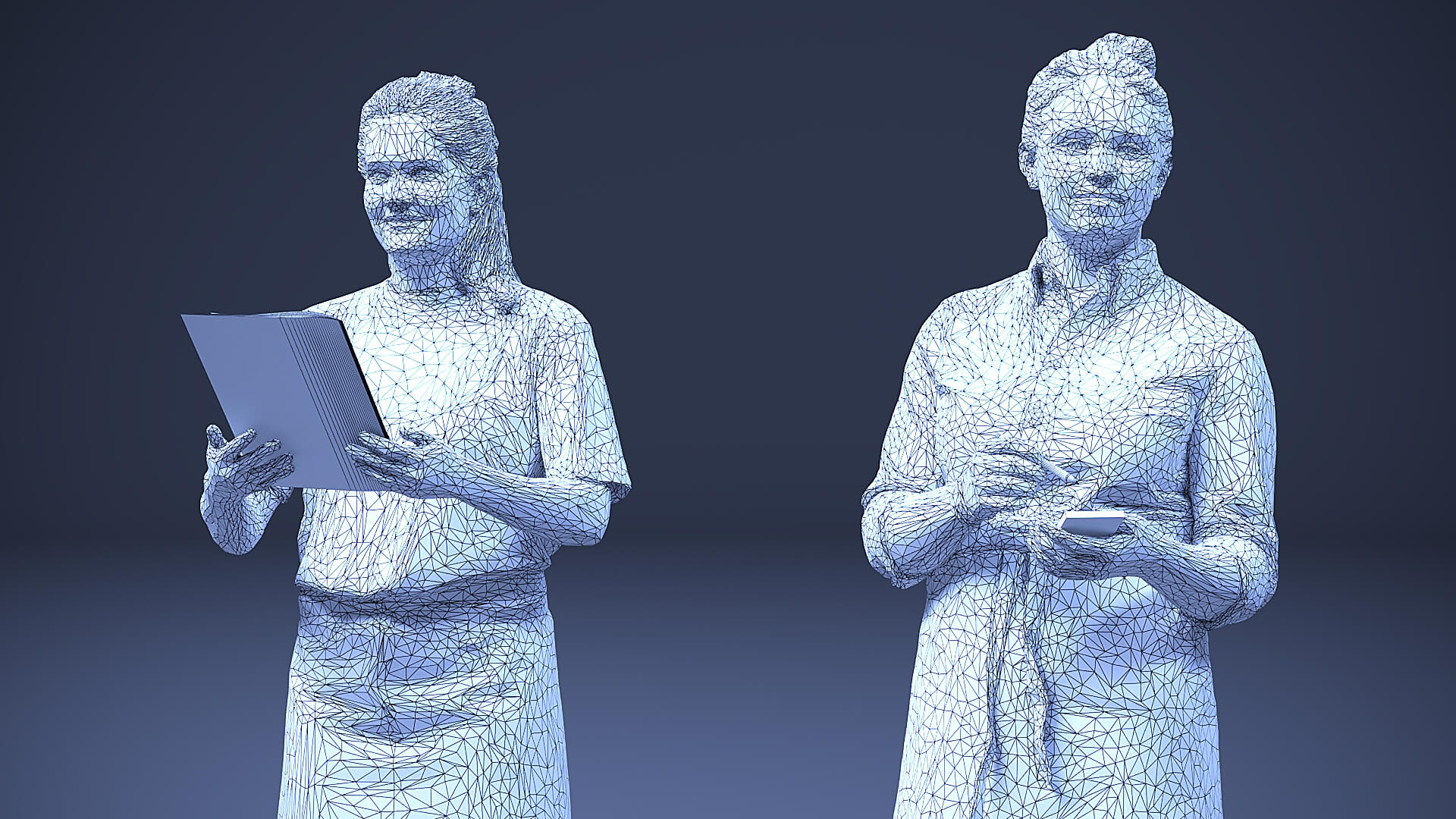 Models of People x 10 33 3D Model