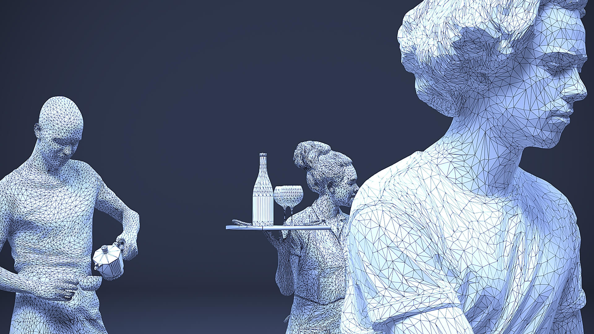Models of People x 10 33 3D Model
