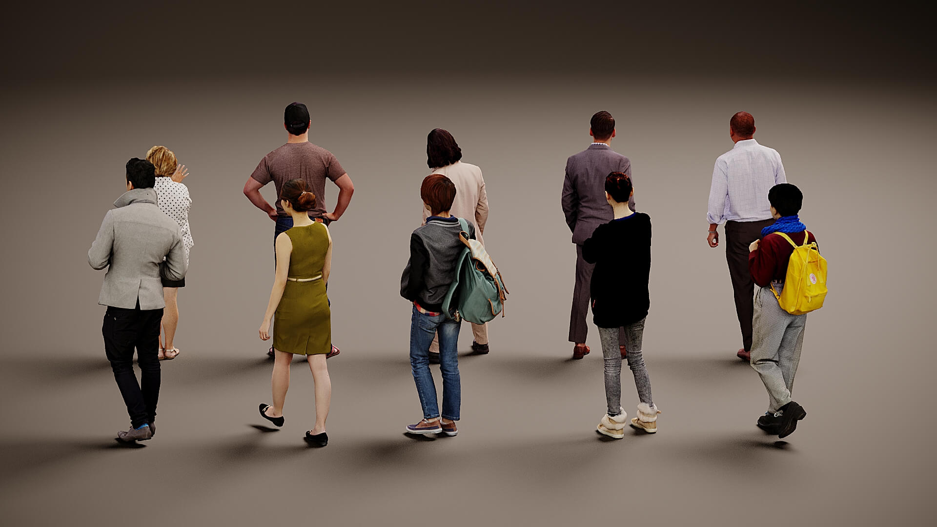 Models of People x 10 34 3D Model