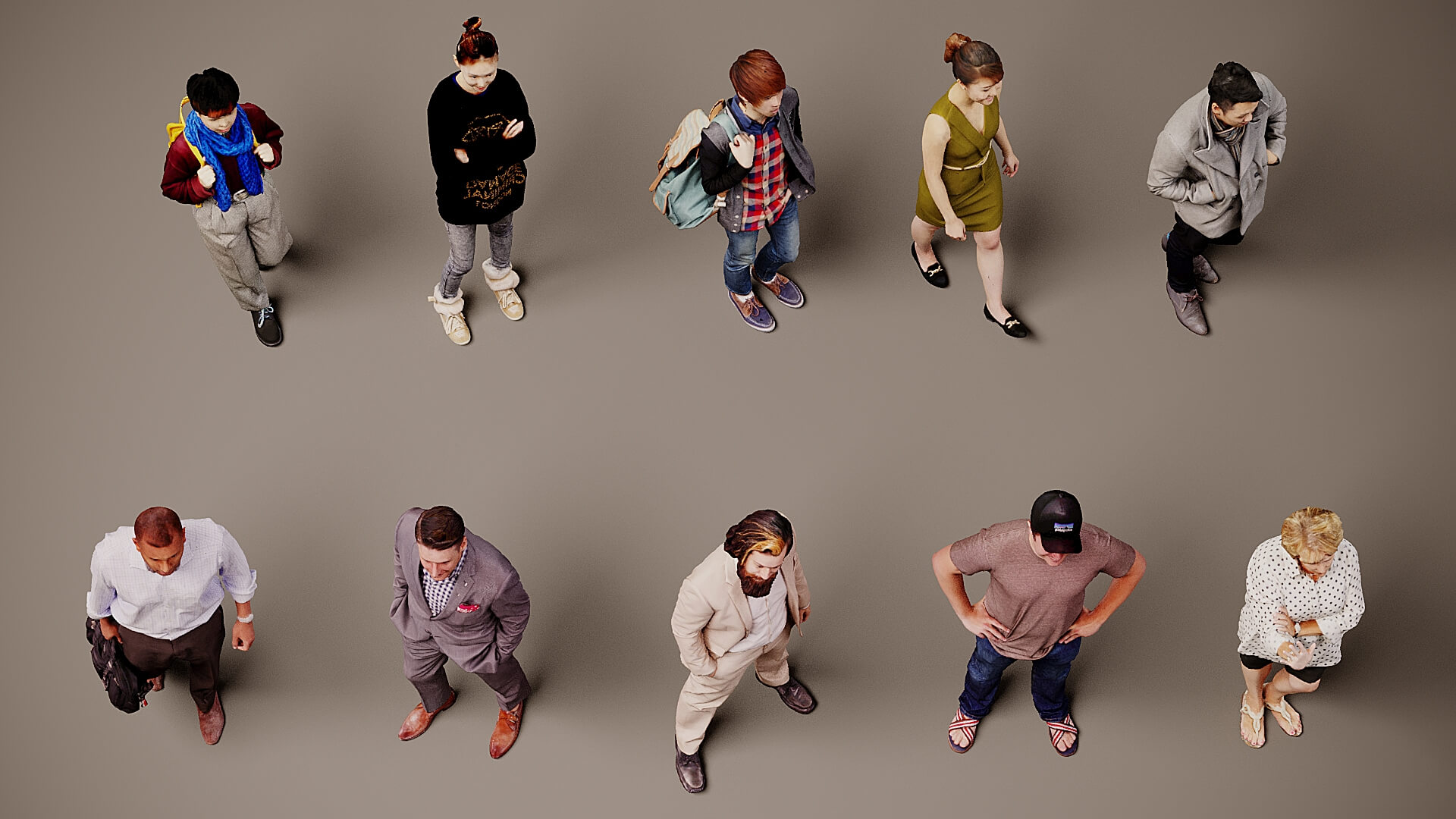 Models of People x 10 34 3D Model