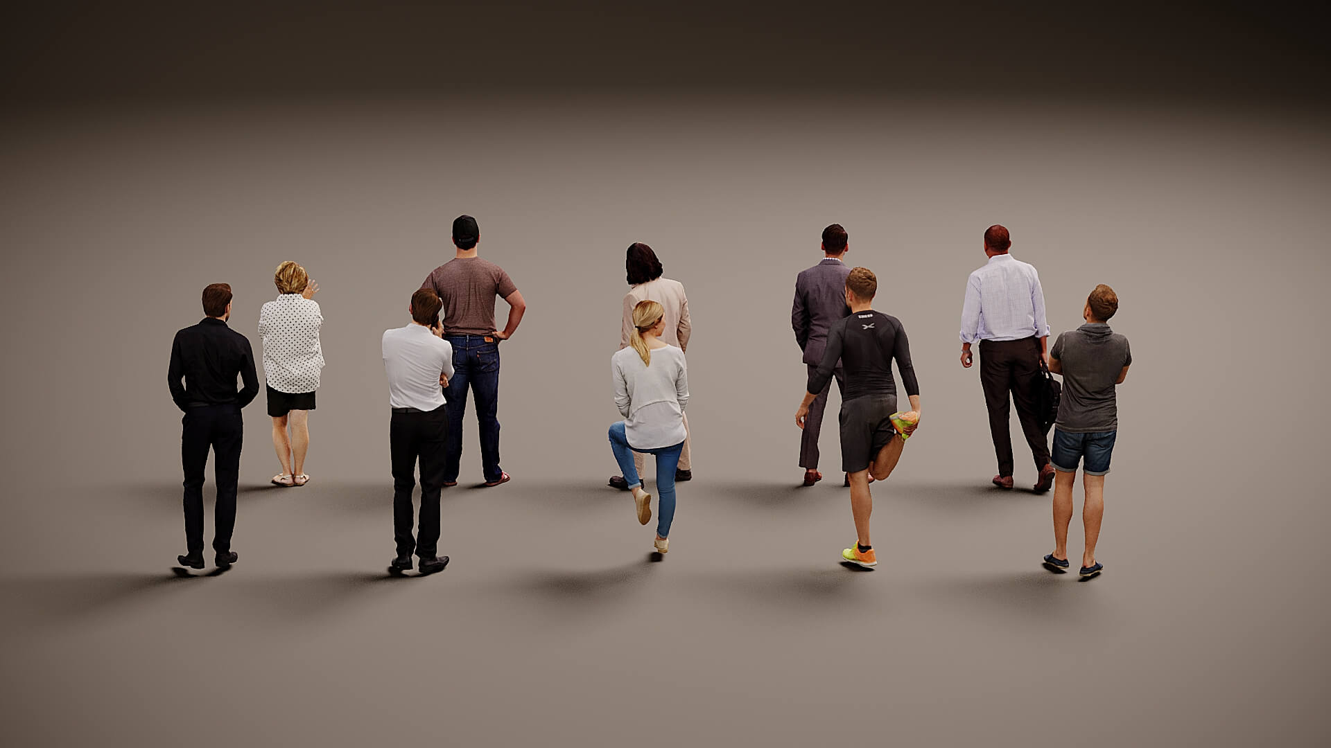 Models of People x 10 35 3D Model