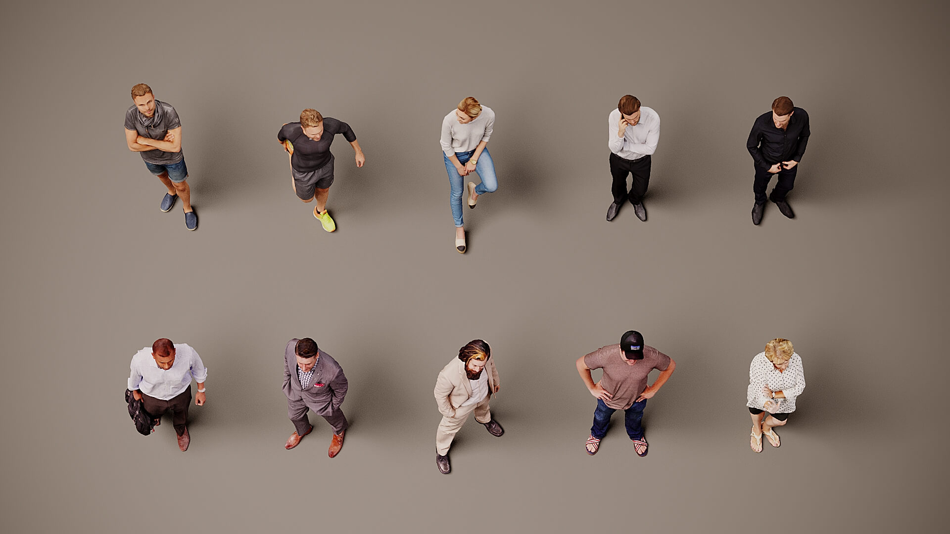 Models of People x 10 35 3D Model