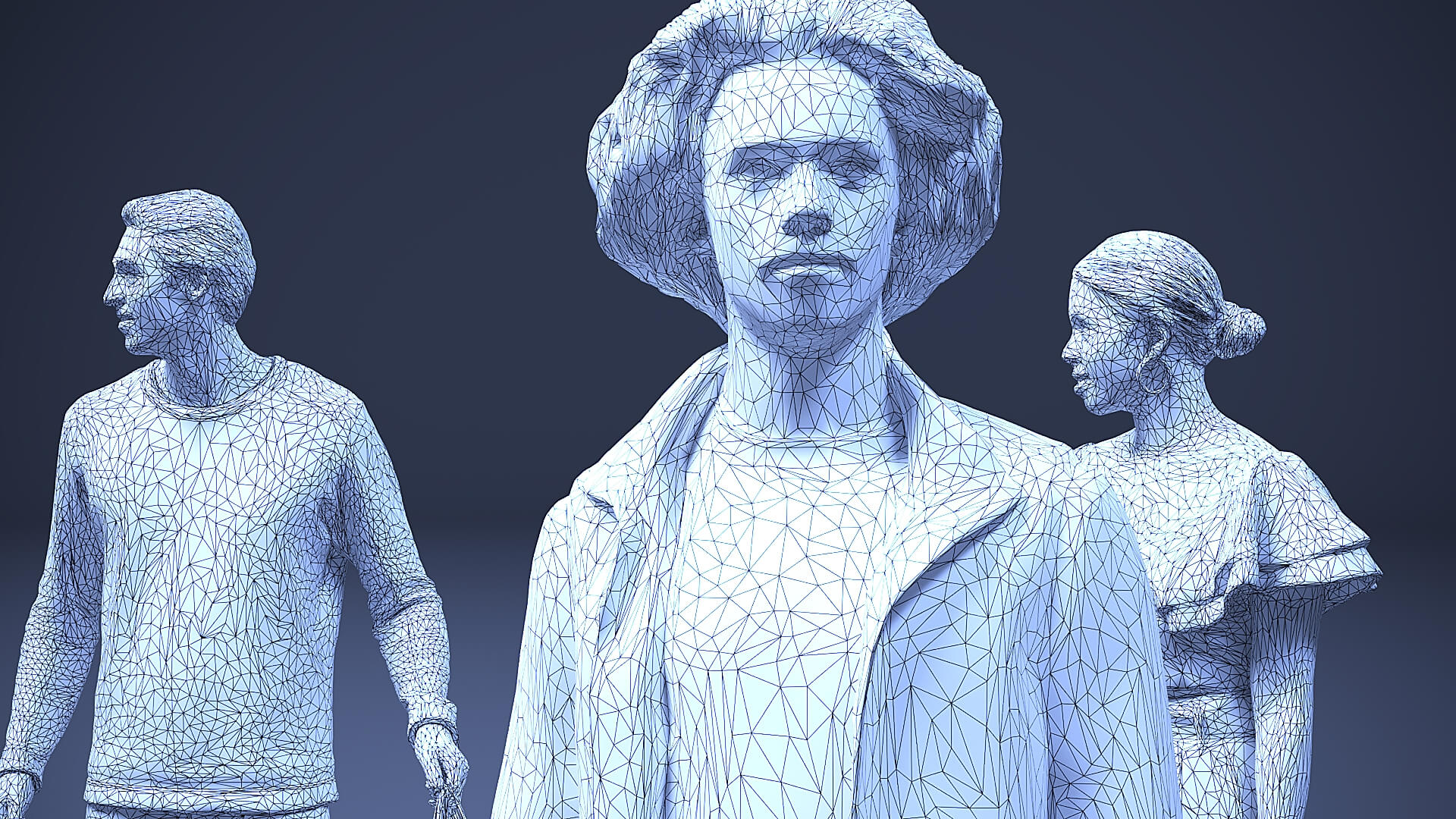 Models of People x 12 3D Model