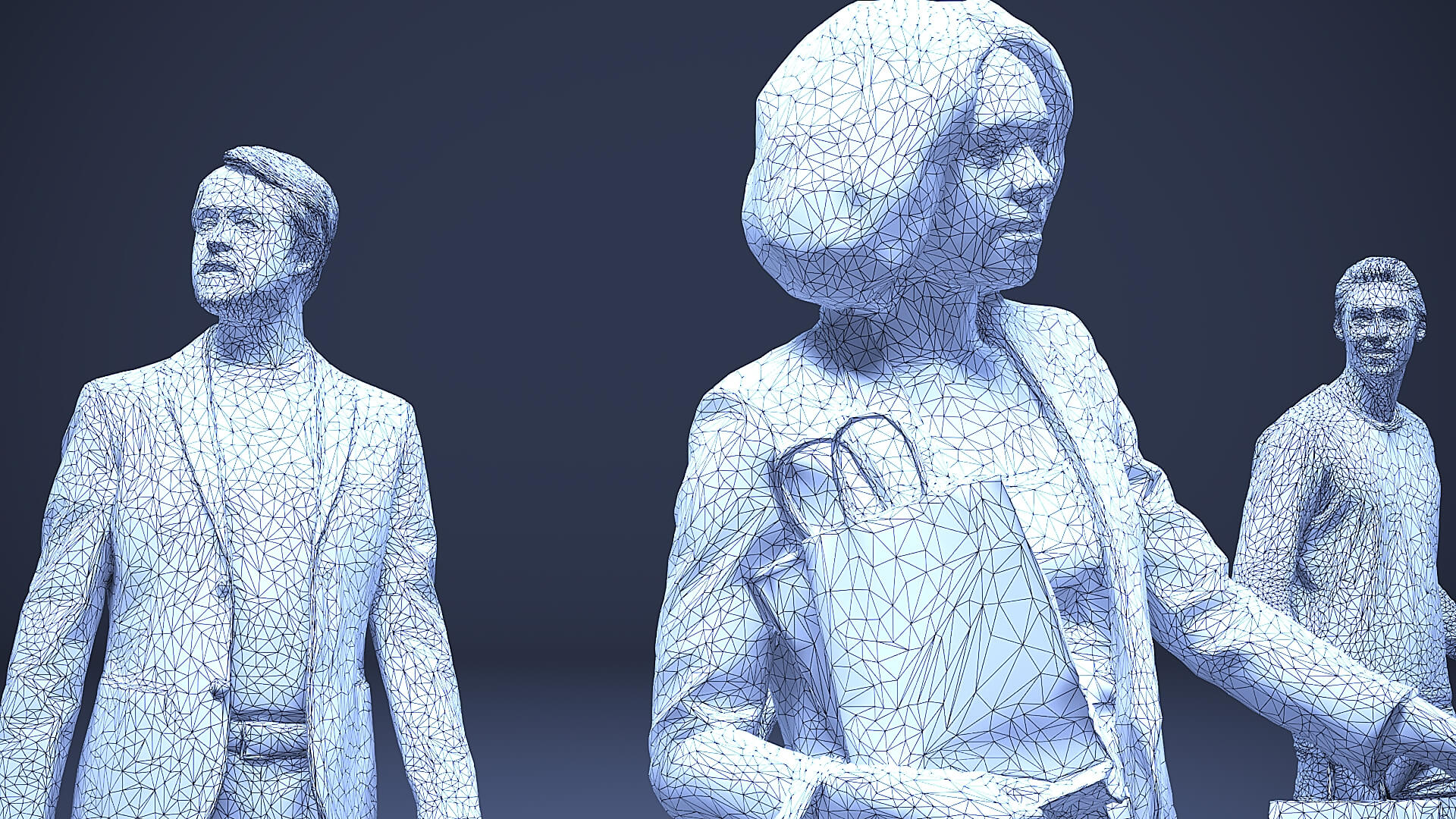 Models of People x 12 3D Model