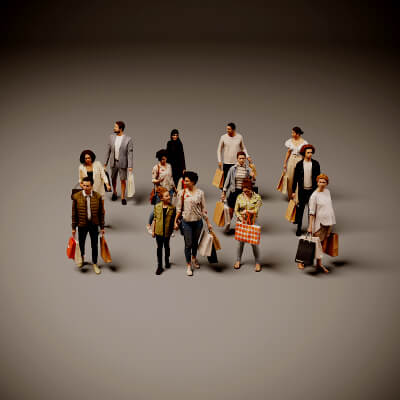 Models of People x 12