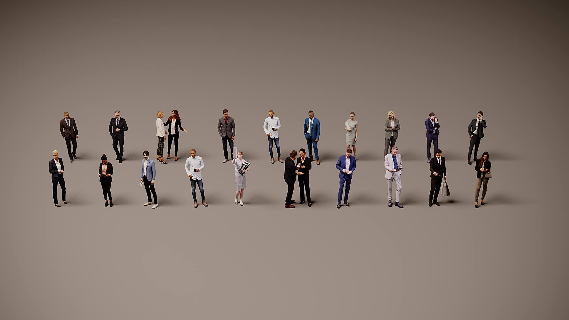 Models of People X 20 07 3D Model