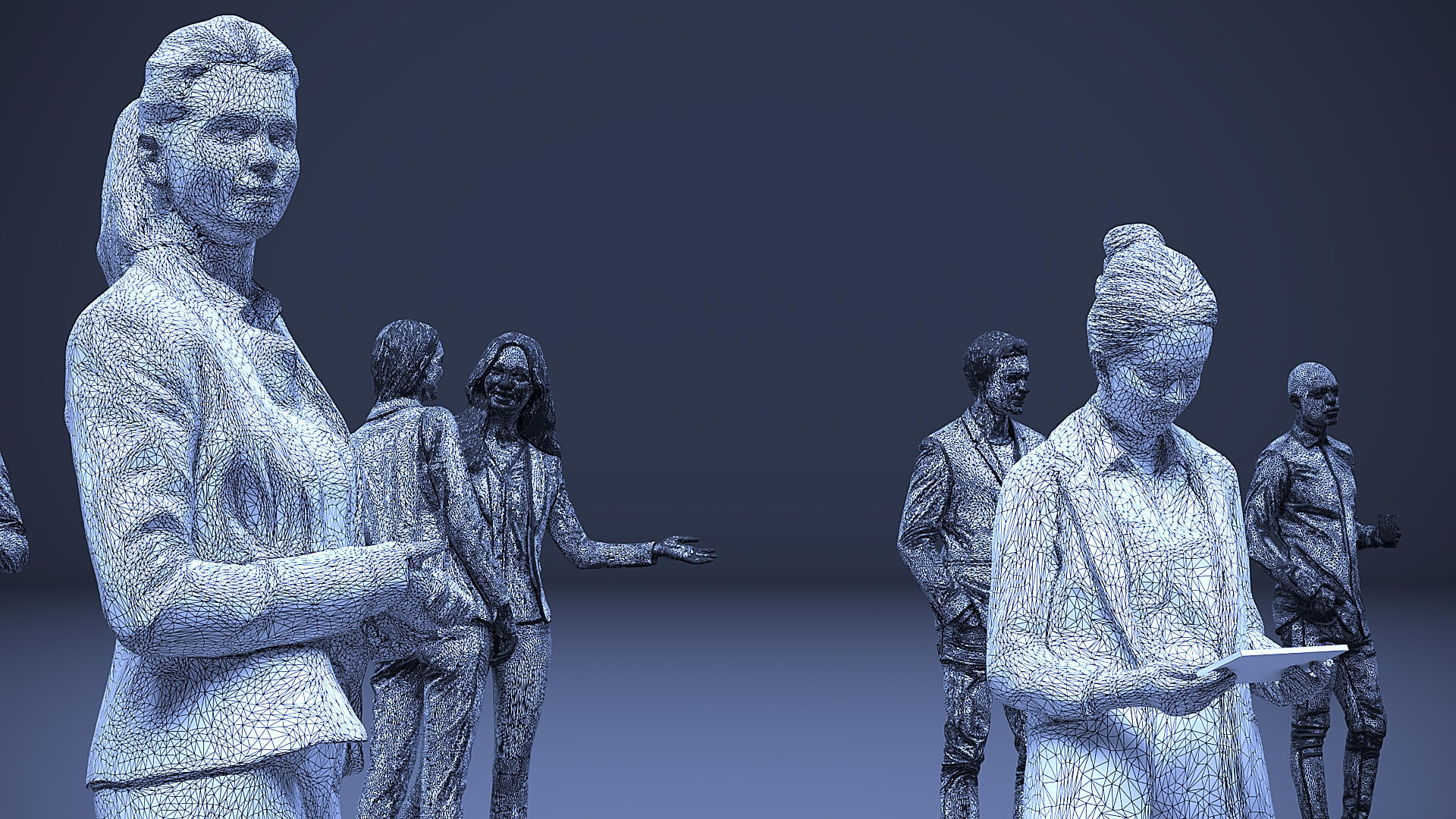 Models of People X 20 07 3D Model