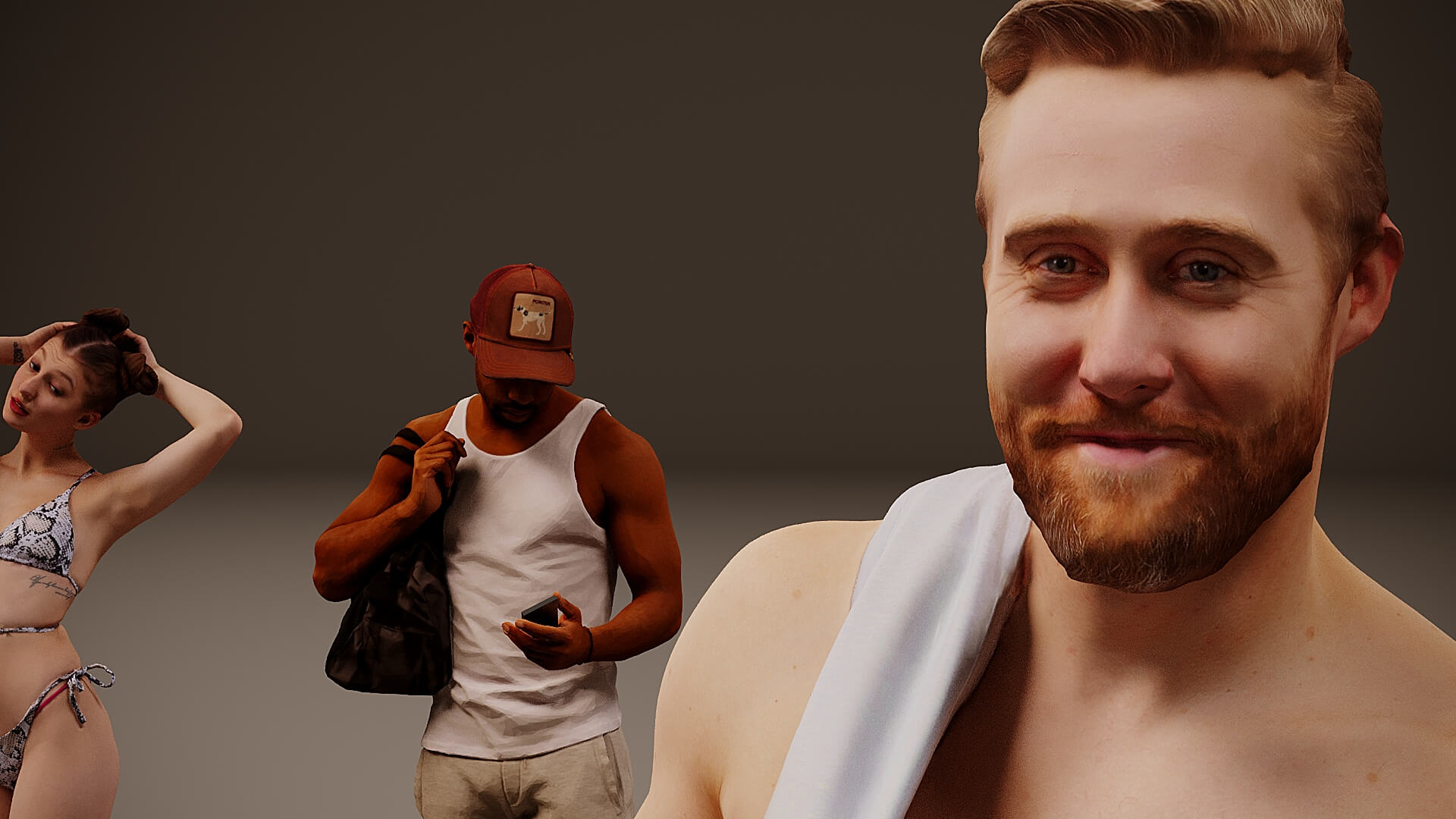 Models of People x 20 43 3D Model