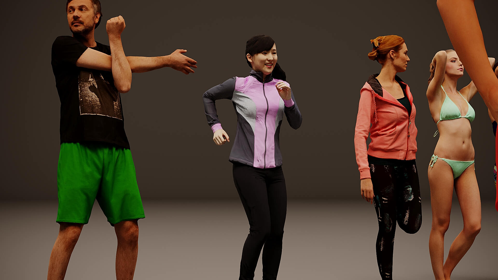 Models of People x 20 43 3D Model