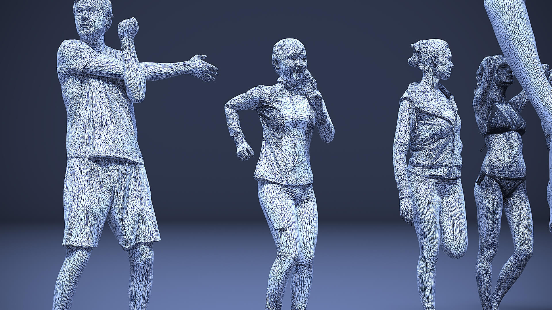 Models of People x 20 43 3D Model