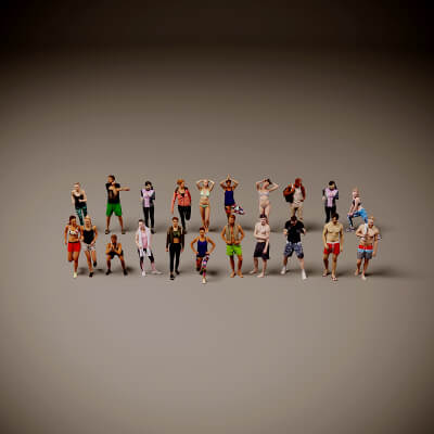 Models of People x 20 43