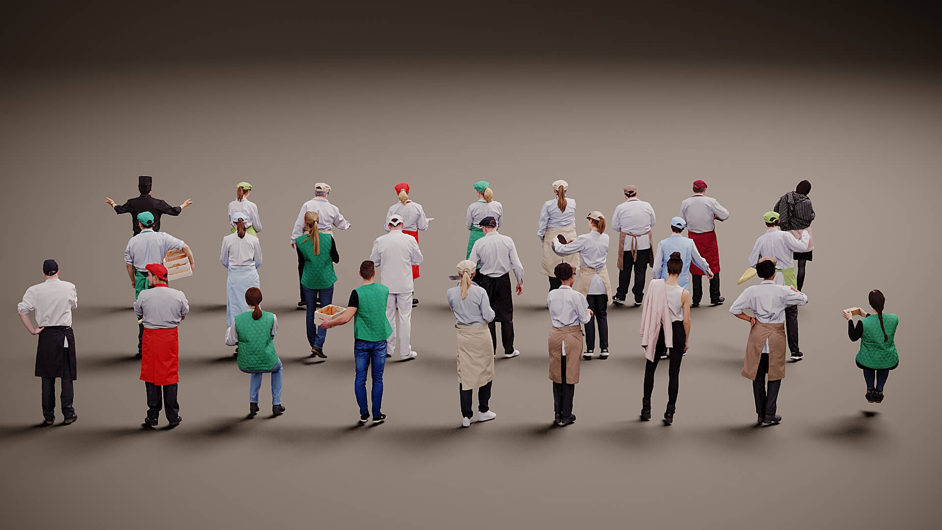 Models of People x 26 3D Model