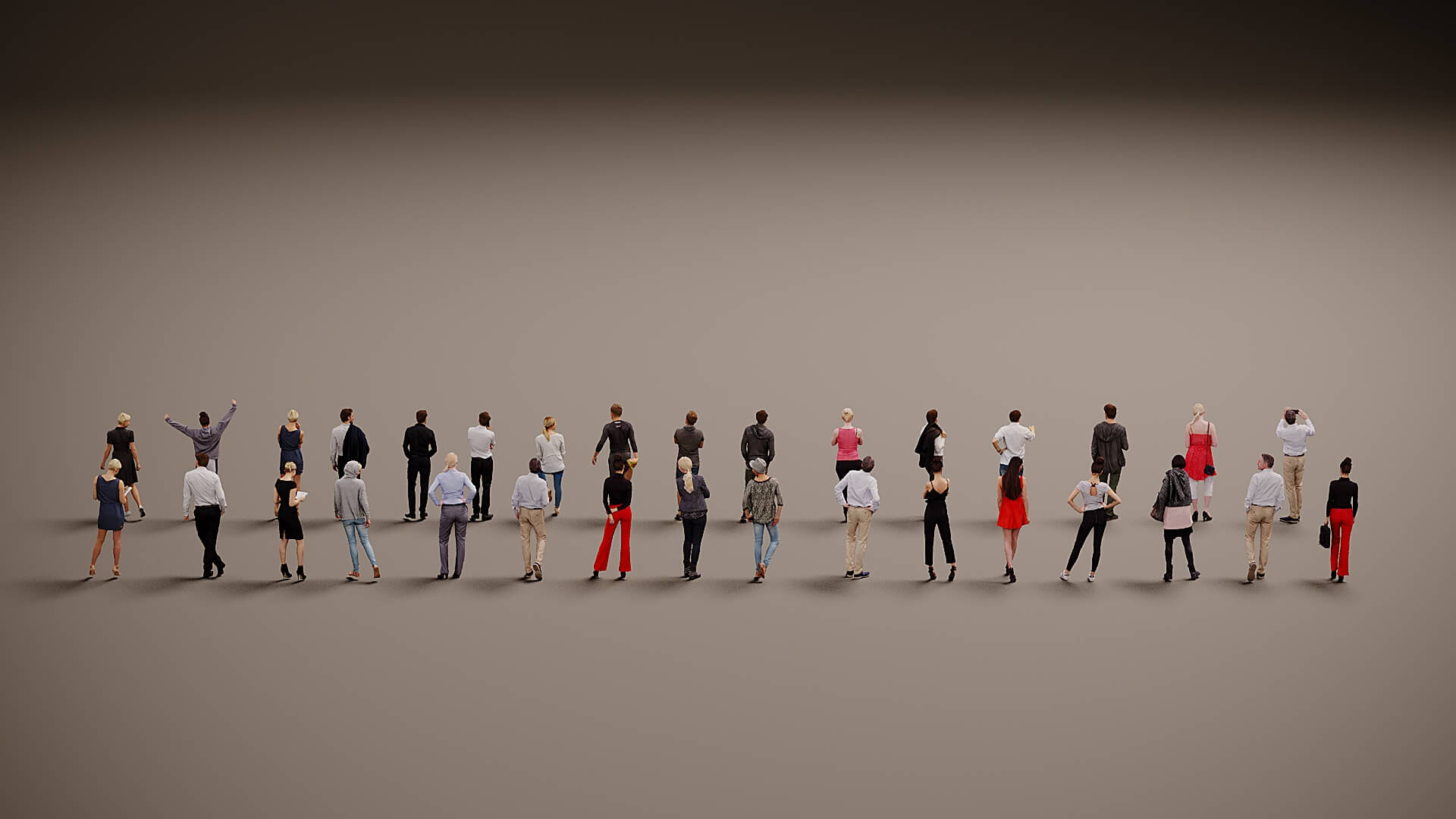 Models of People x 32 3D Model
