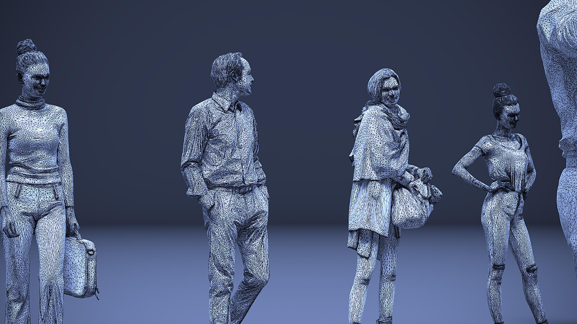 Models of People x 32 3D Model
