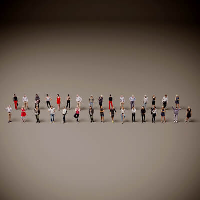 Models of People x 32