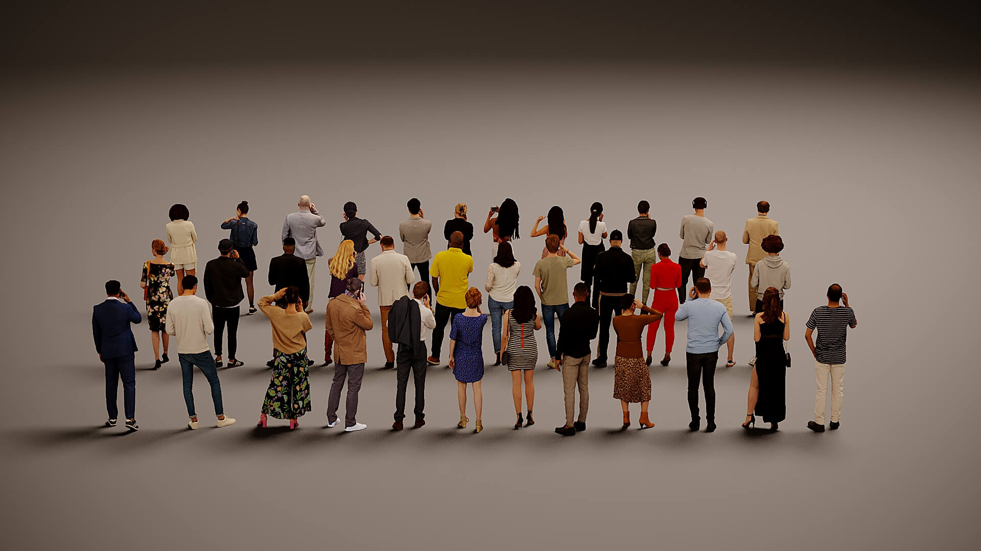 Models of People x 36 3D Model