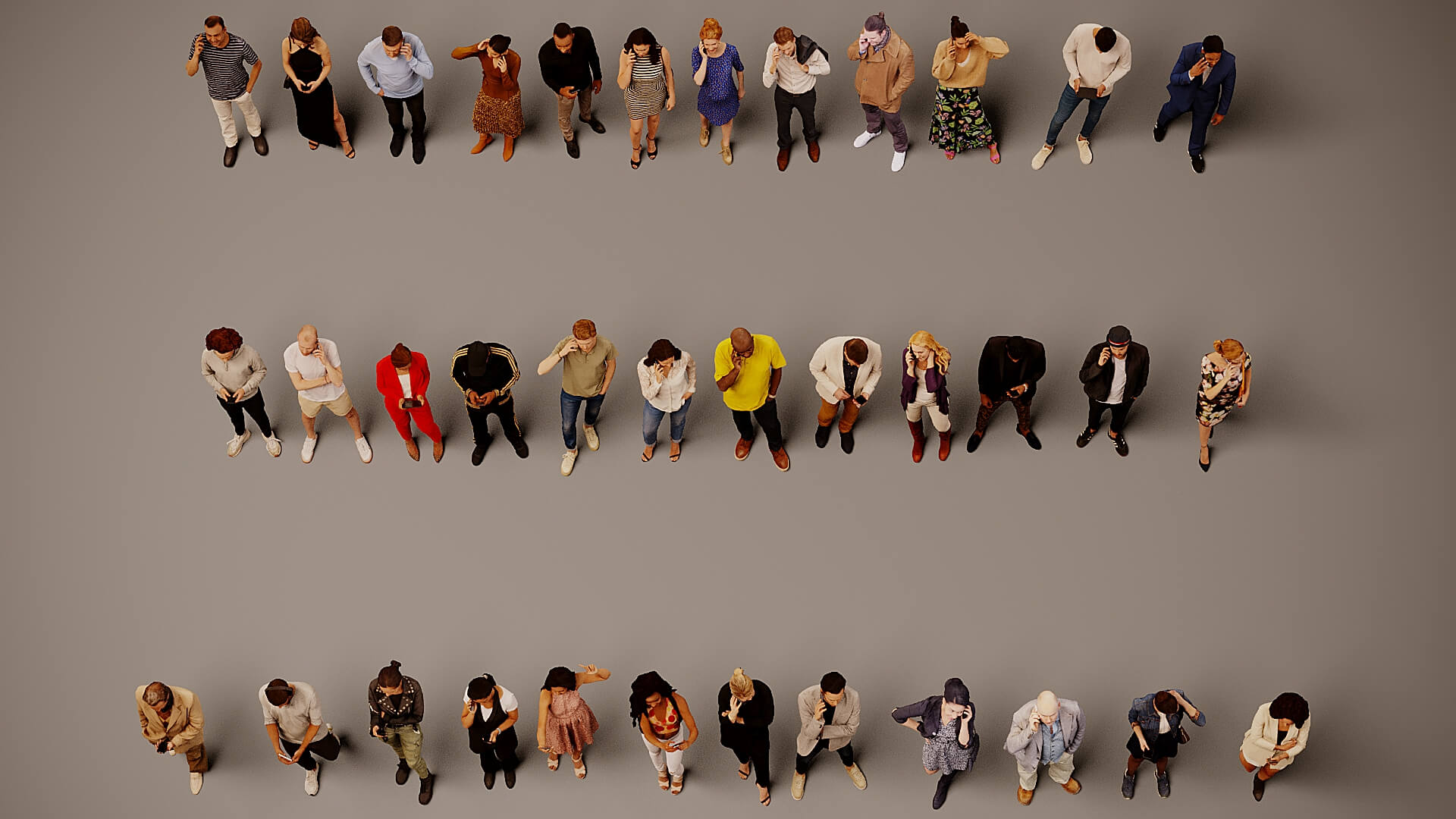Models of People x 36 3D Model