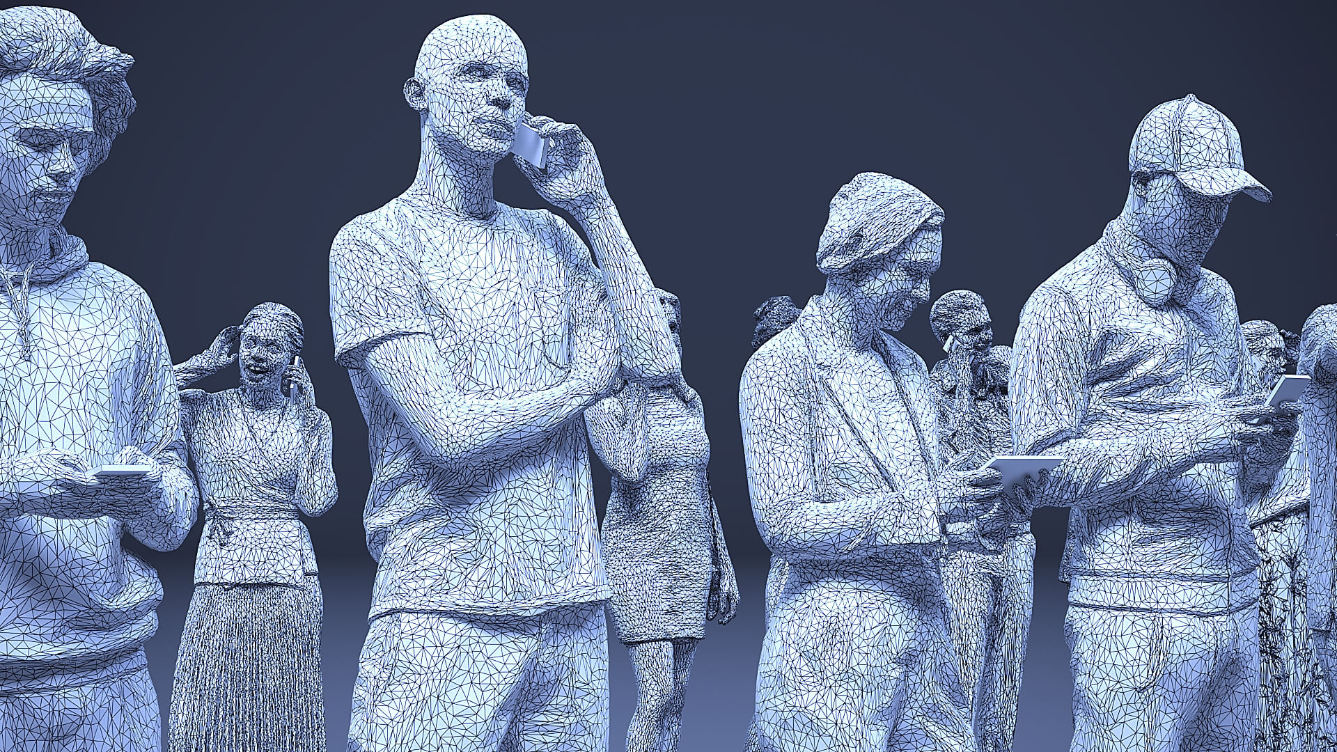 Models of People x 36 3D Model