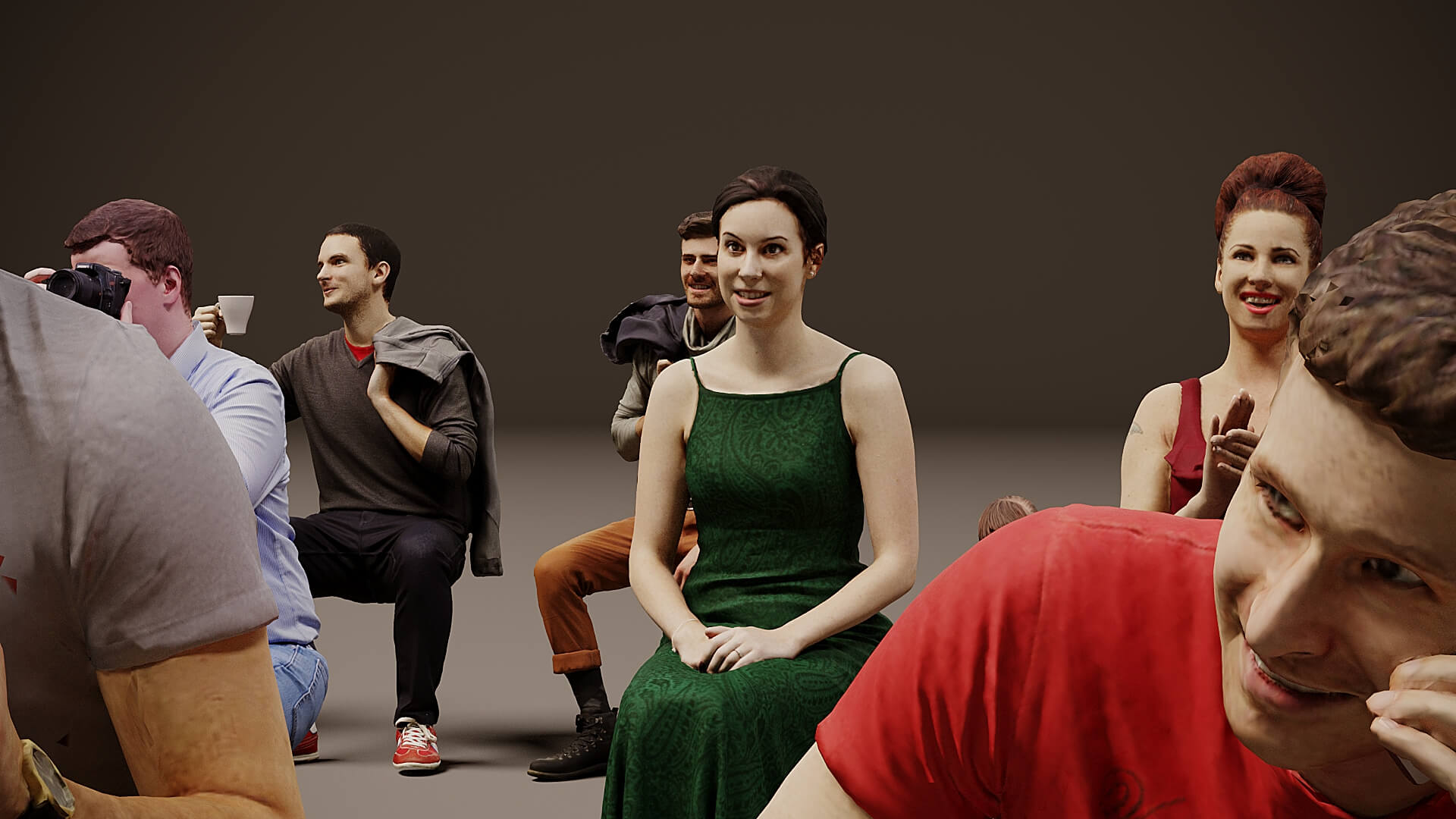 Models of People x 40 3D Model
