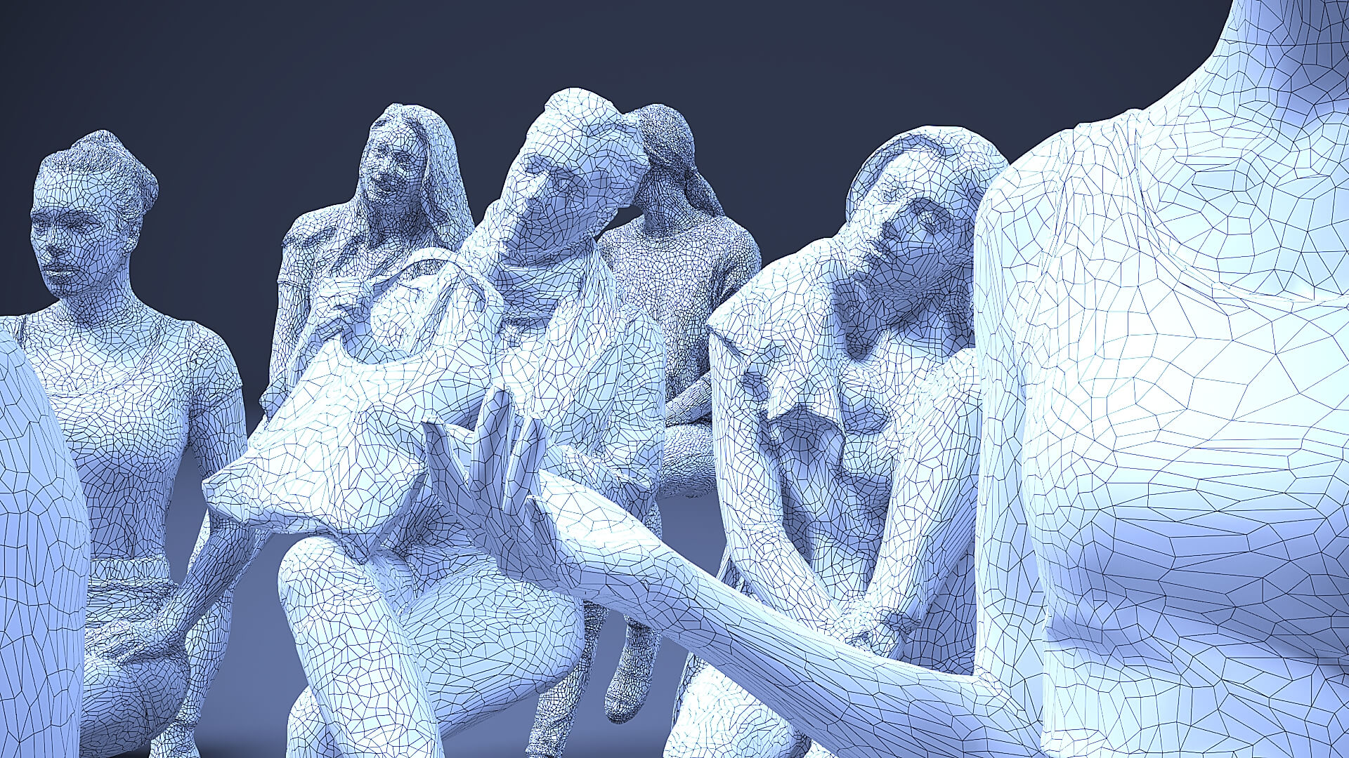 Models of People x 46 3D Model