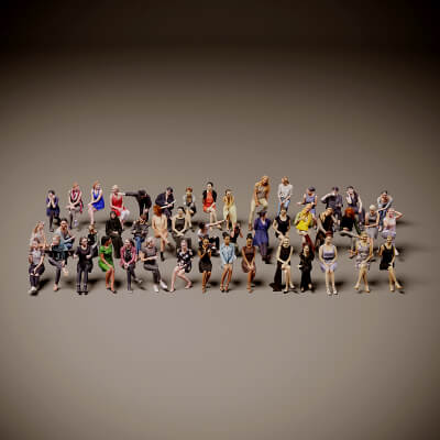 Models of People x 46