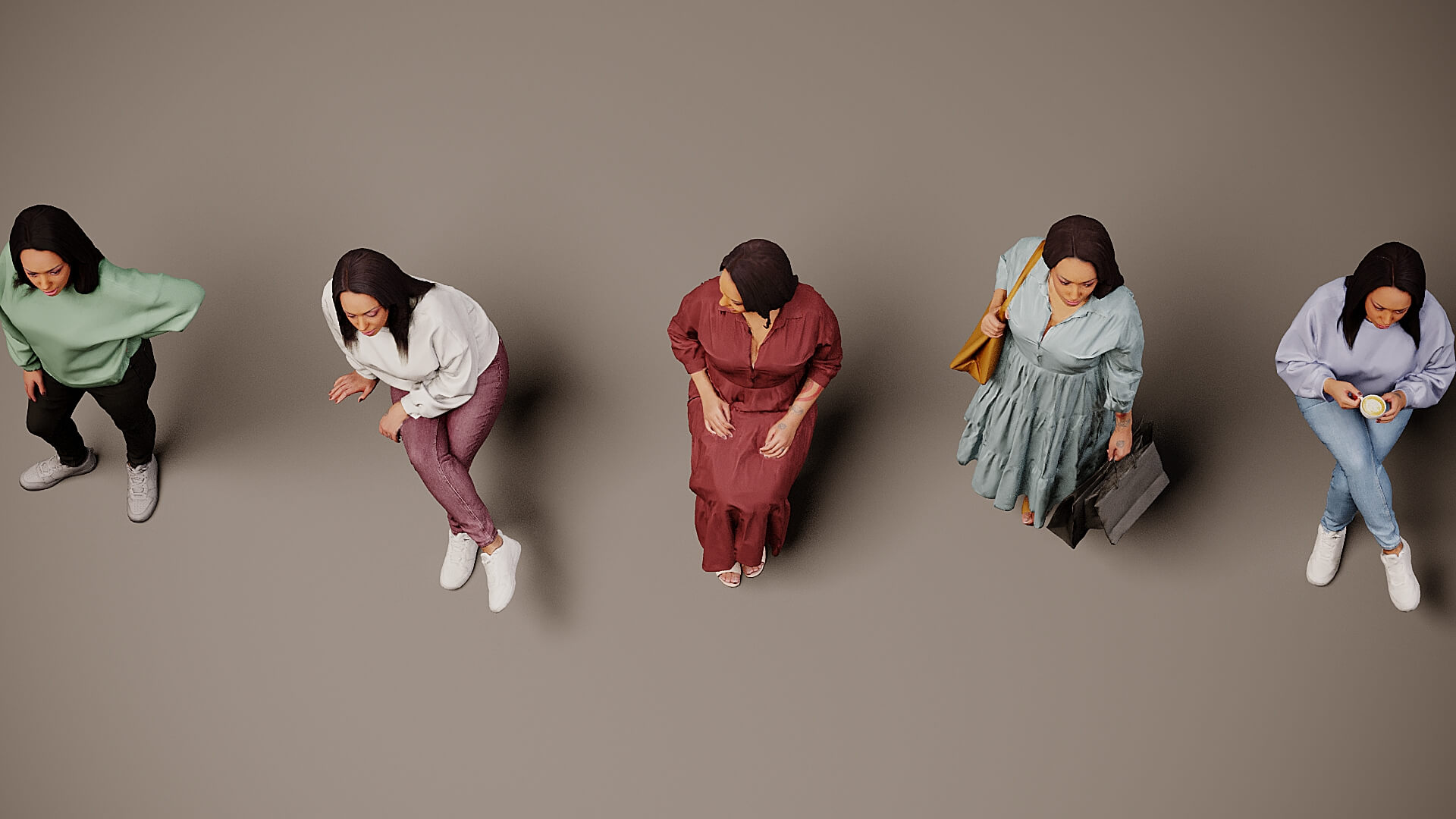 Models of People X 5 02 3D Model