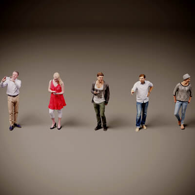 Models of People x 5 12