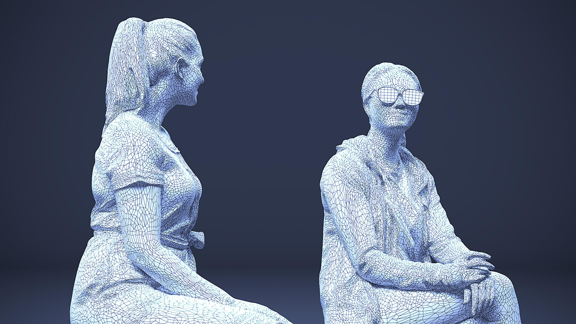 Models of People X 5 19 3D Model