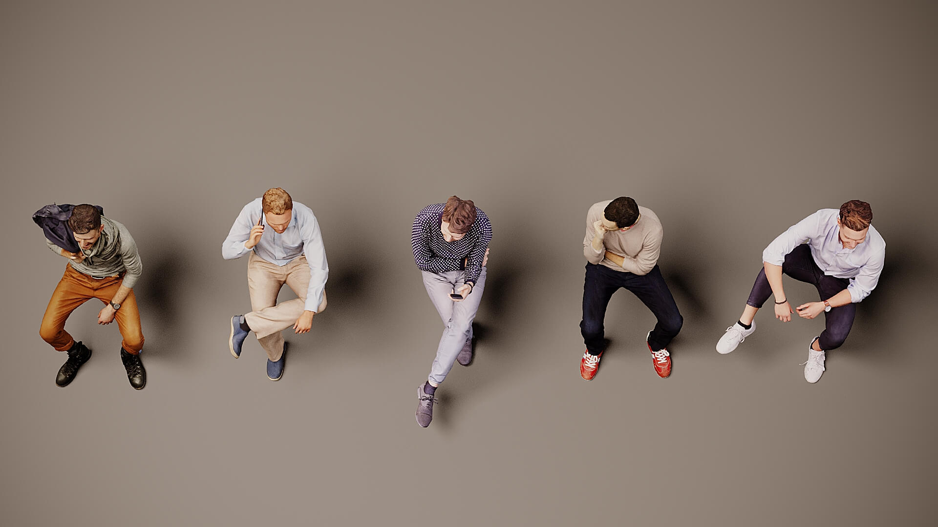 Models of People x 5 22 3D Model