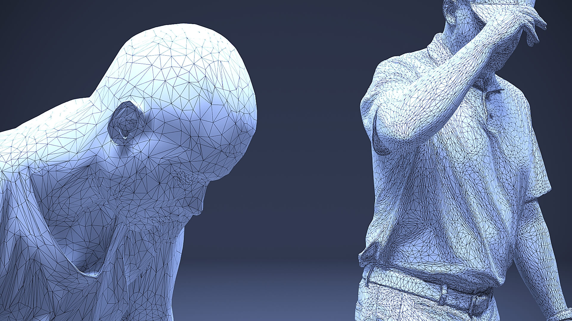 Models of People x 5 25 3D Model