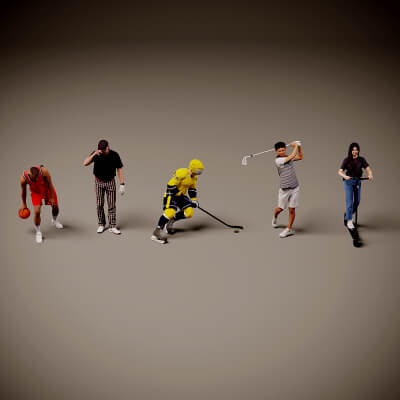 Models of People x 5 25