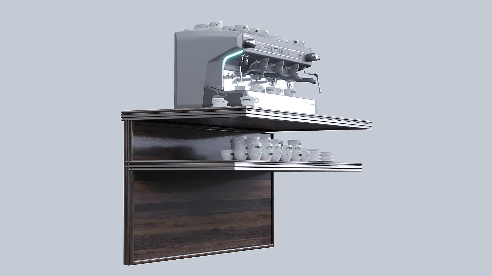 Professional Coffee Machines Rancilio 3D Model