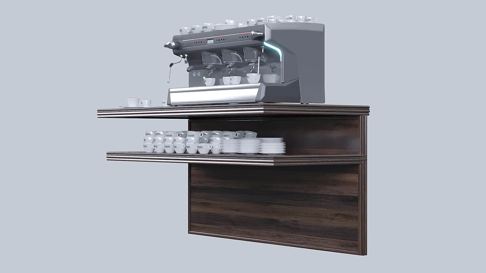Professional Coffee Machines Rancilio 3D Model