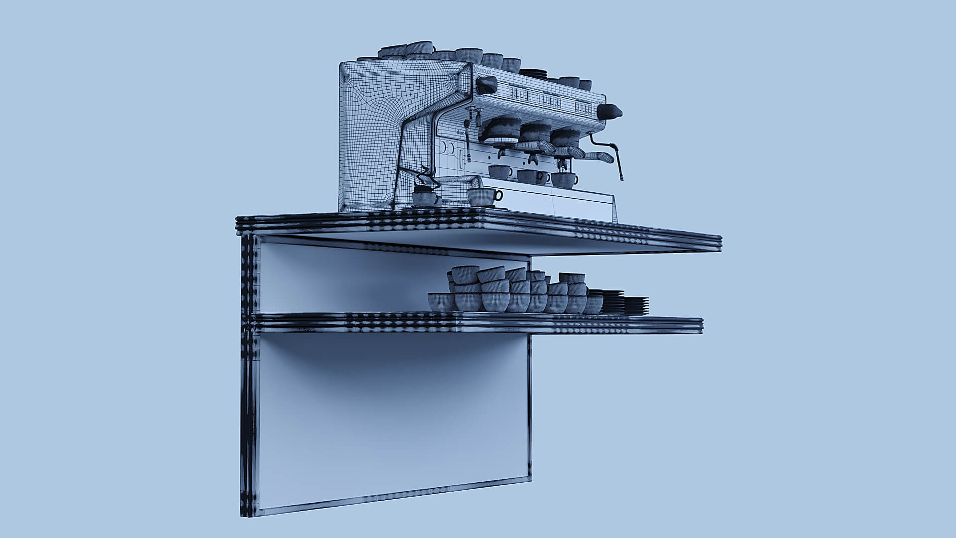 Professional Coffee Machines Rancilio 3D Model