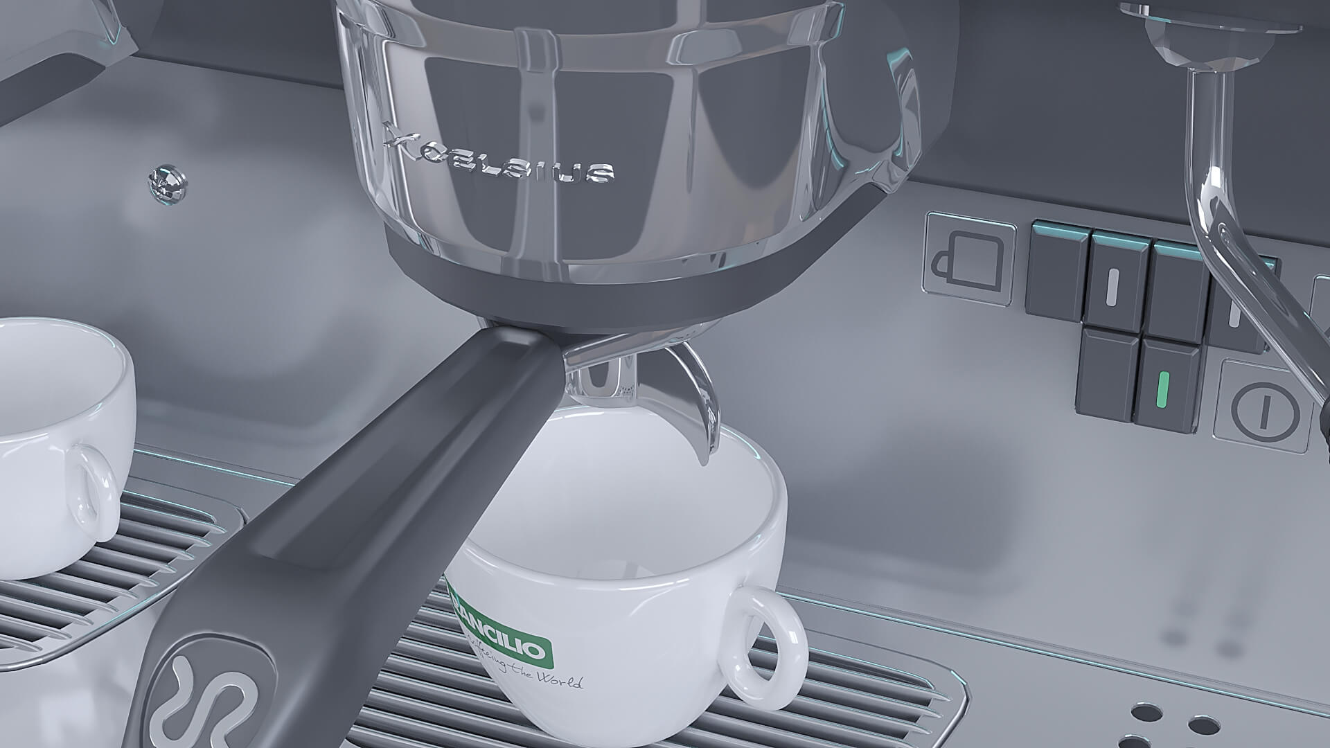 Professional Coffee Machines Rancilio 3D Model