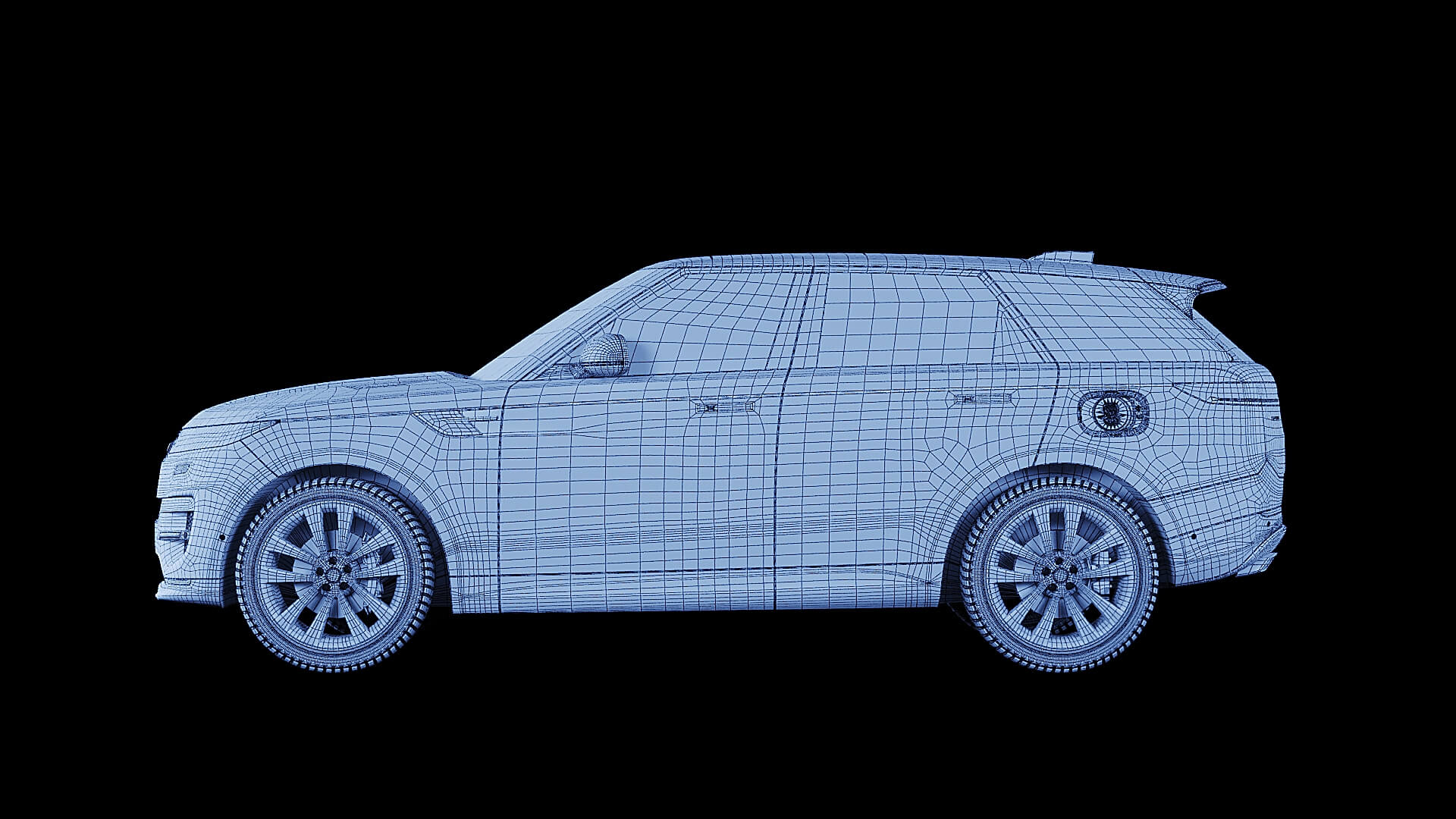 Range Rover Sport Hybrid 2024 3D Model