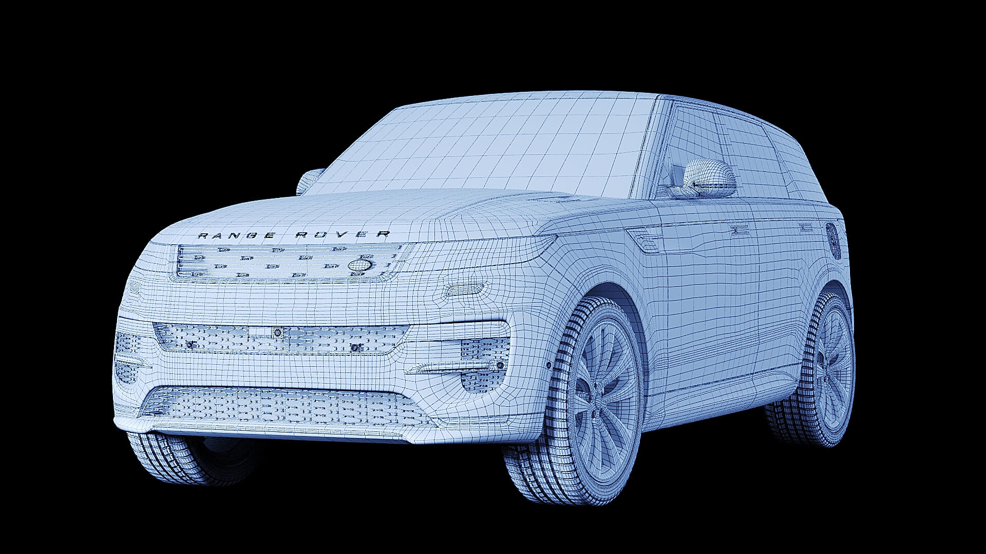 Range Rover Sport Hybrid 2024 3D Model