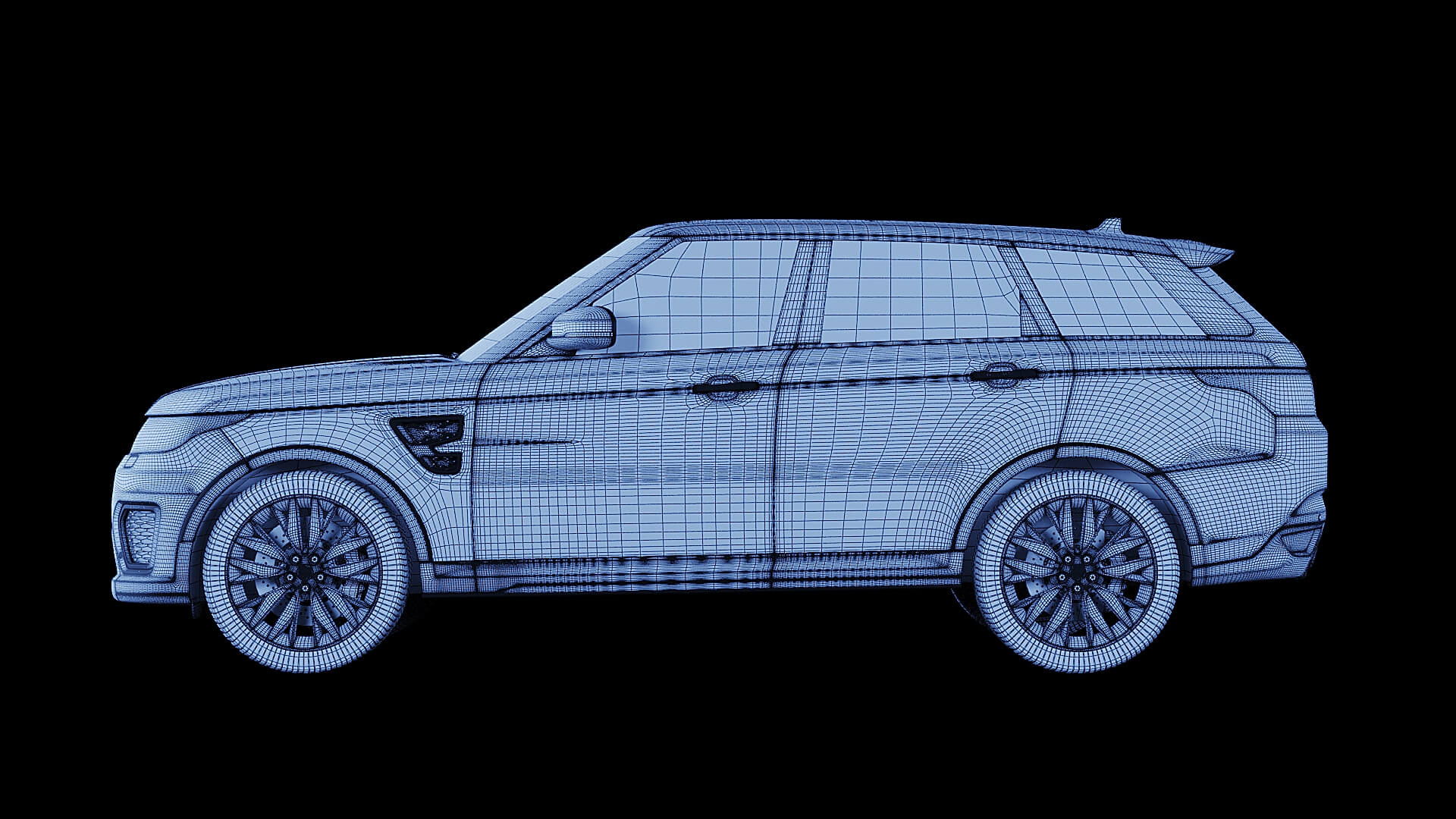Range Rover Sport SVR 2015 3D Model