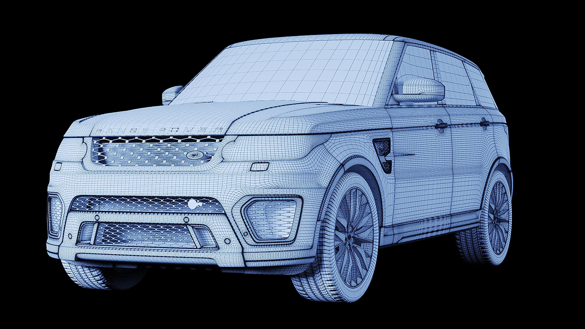 Range Rover Sport SVR 2015 3D Model