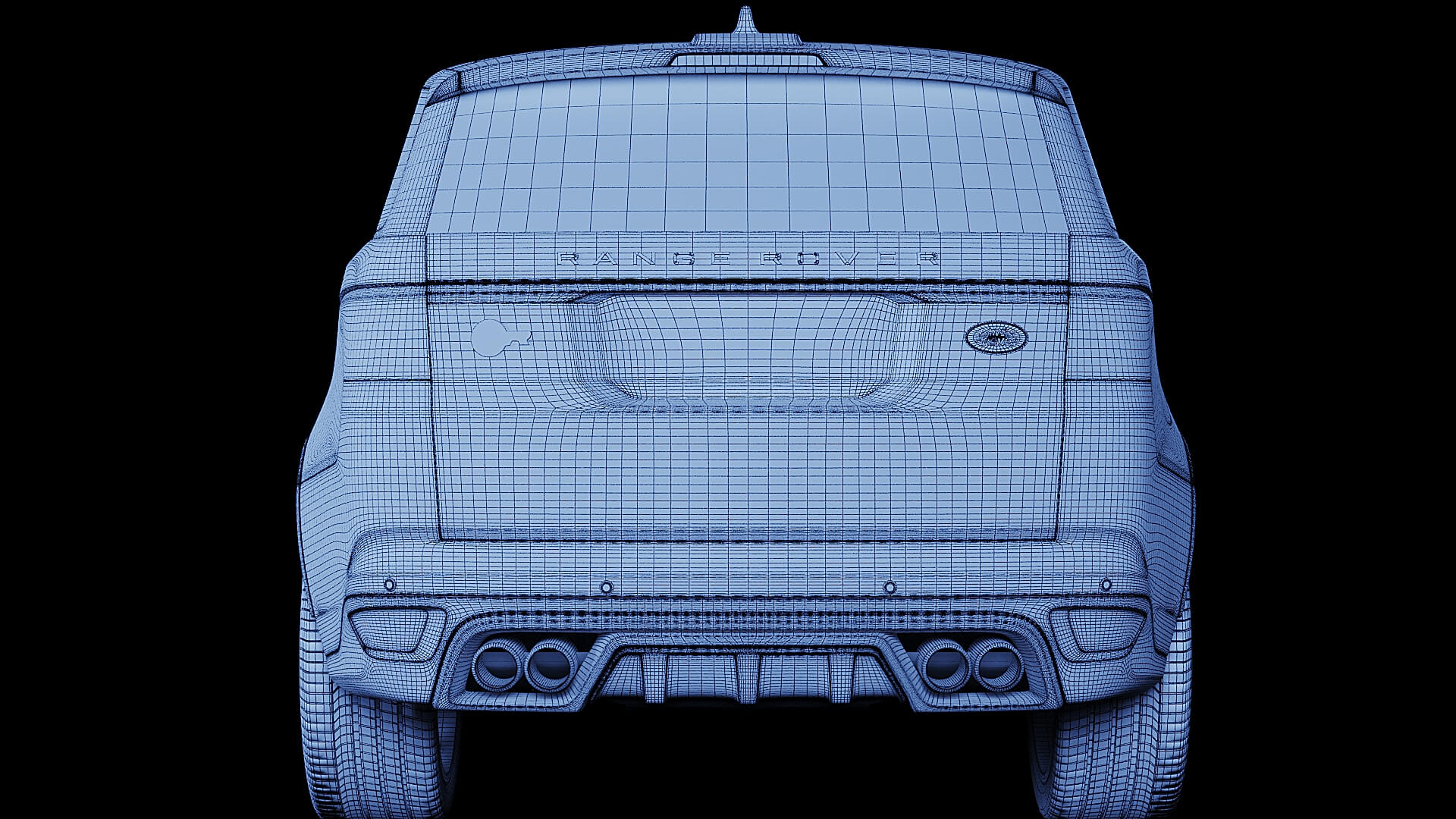 Range Rover Sport SVR 2015 3D Model