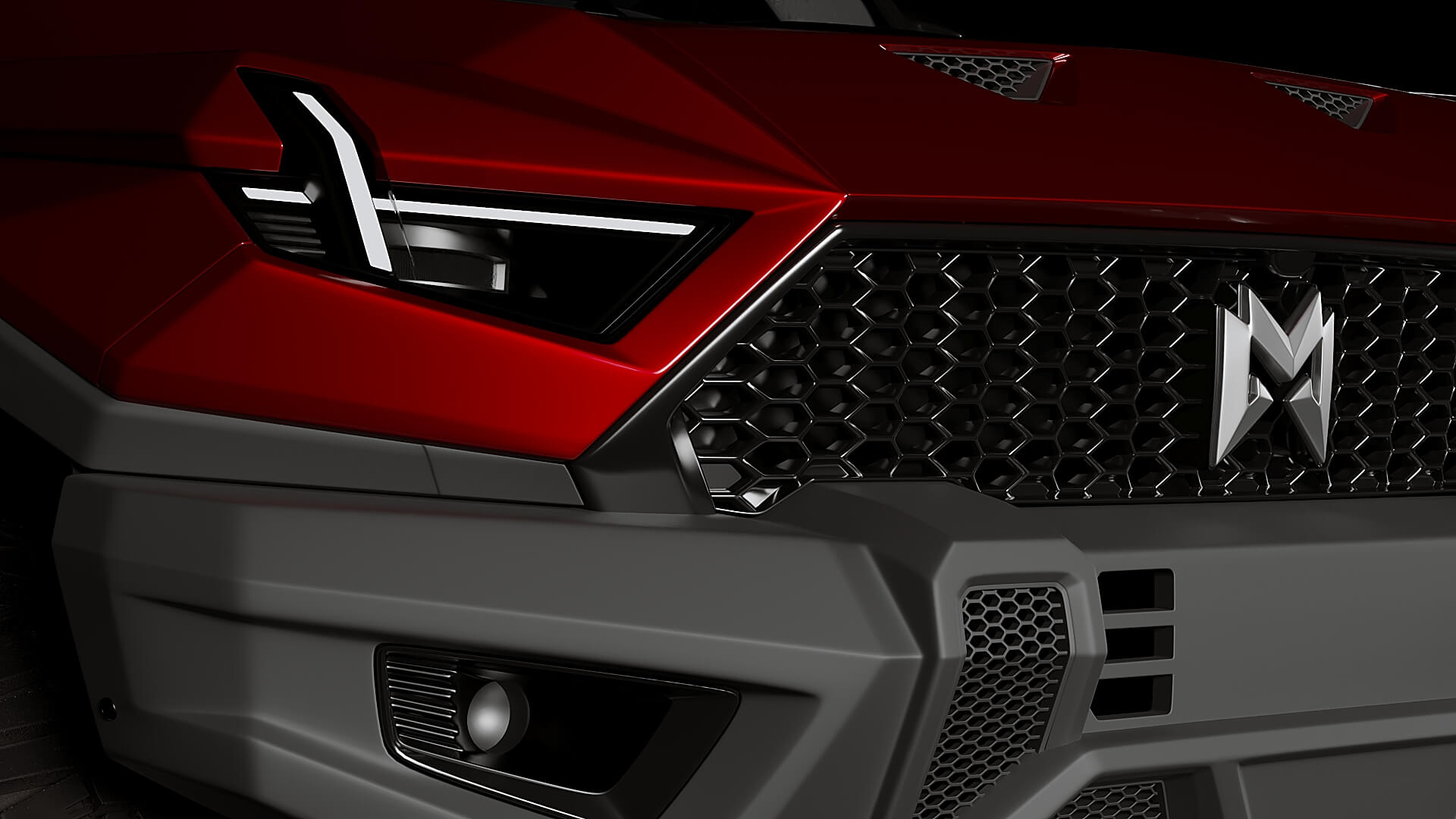 SUV Dongfeng Mengshi 917 2026 3D Model