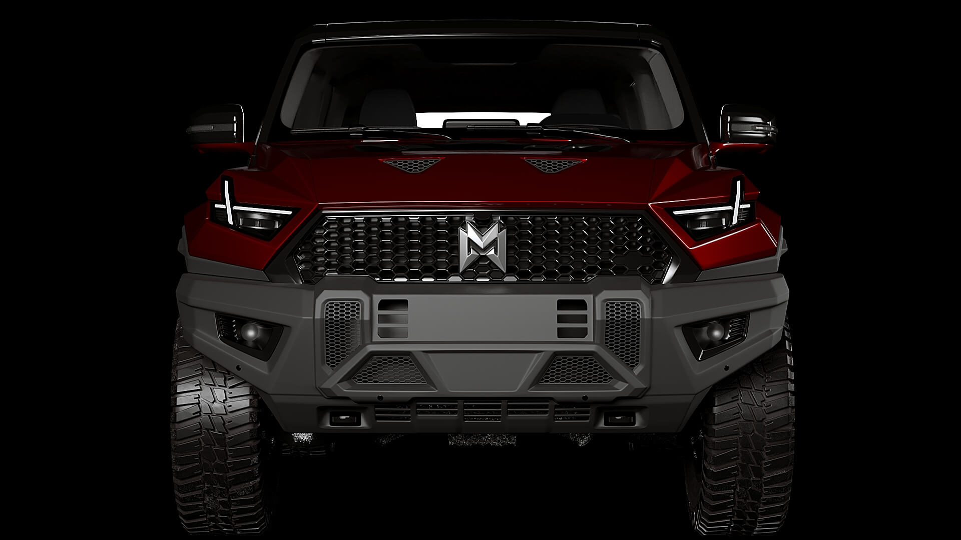 SUV Dongfeng Mengshi 917 2026 3D Model