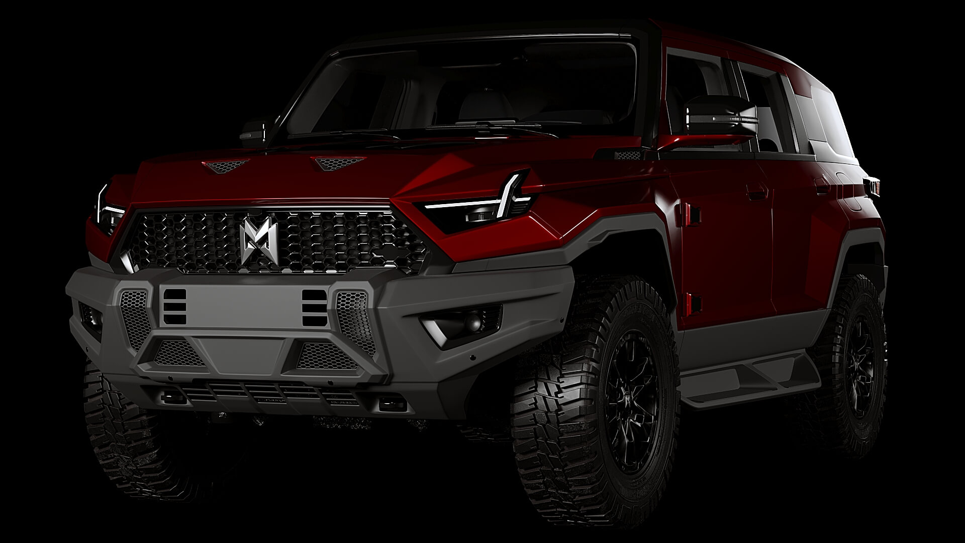 SUV Dongfeng Mengshi 917 2026 3D Model