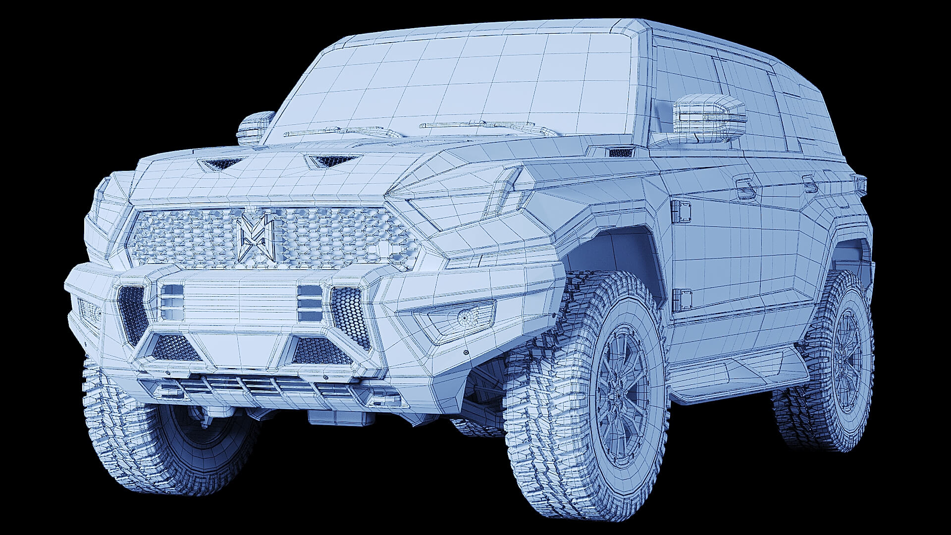 SUV Dongfeng Mengshi 917 2026 3D Model